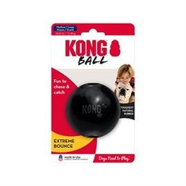 KONG EXTREME RUBBER BAL ZWART SMALL 6,5X6,5X6,5 CM