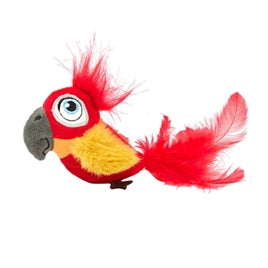 FOFOS PAPEGAAI MET GELUID EN CATNIP BALLEN 18X9X6 CM